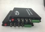 4 Channels 1080p HDTVI converter fiber video transmission 10km ~ 80km available