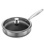 Wholesale Frying Pan Cookware Set Hot Sale Honeycomb Non-stick Stainless Steel