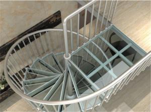 Quality Aluminum Frame Glass Custom Spiral Staircase Flexible Small Spave Design wholesale