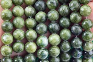 Quality Southern Jade Round Bead Natural Crystal Gemstone Different Bead Size Loose Bead Strands for DIY Jewelry Making wholesale