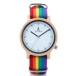 ALK Vision Pride Rainbow Top Wood Watches Dropshipping Brand Women Mens Wooden