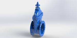 Quality Soft Sealing Non Rising Stem Water Gate Valve Handwheel Or Top Cap Operated wholesale