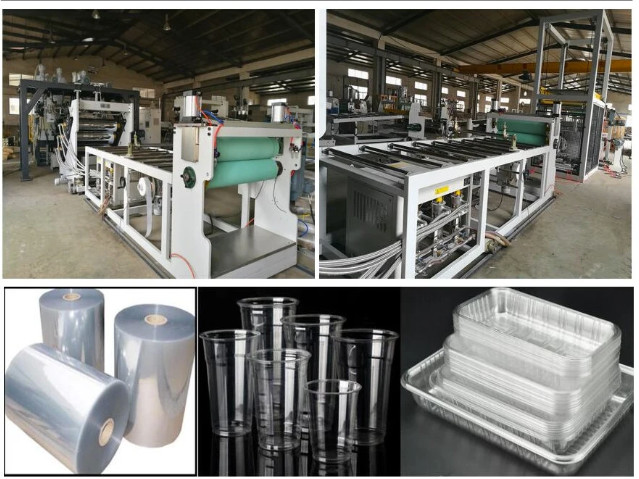 Thermoforming PBT / PET Sheet Extrusion Line With 300kg / H Max Capacity