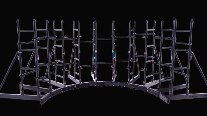 6061 Aluminum LED Screen Truss Cabinet Size 500*500mm 500mm*1000mm