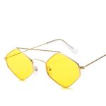 Diamond Women Men Retro Outdoor Metal Frame Sunglasses UV400