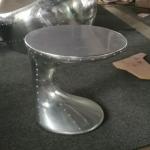 Modern design furniture retro industrial style aluminum Round aviator coffee