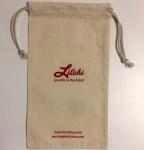 BRC Cotton Produce Storage Pouch , ISO9000 Corp 65 Cotton Muslin Drawstring Bags