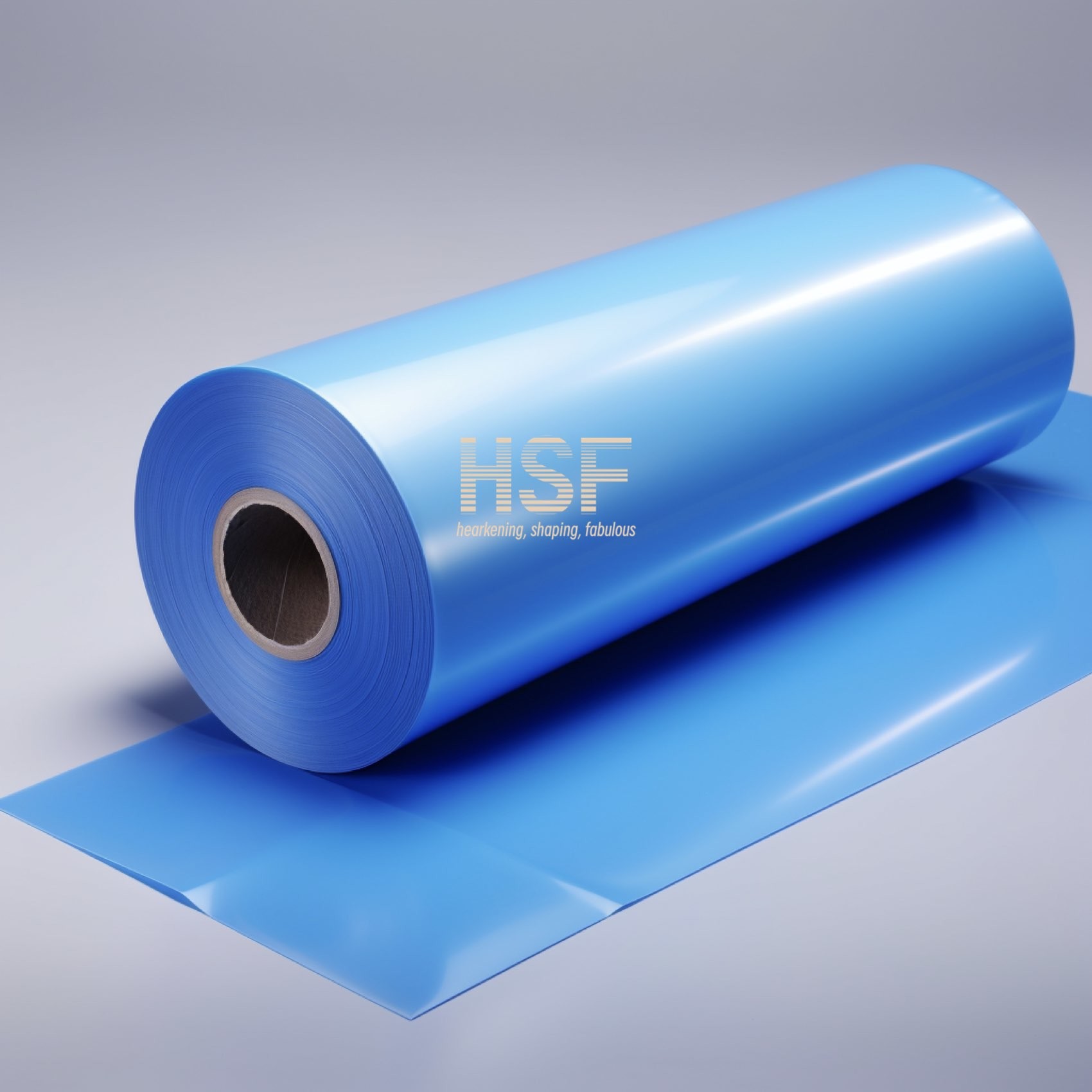 20um Coated PET Non Silicone Release Film Translucent Blue