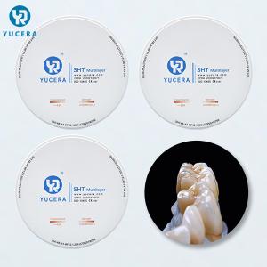 Quality 1500 ℃ SHT multilayer 98x14mm Dental Zirconia Blank wholesale