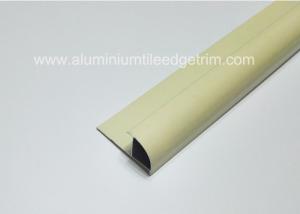 Quality Cream Tile Corner Trim Round Shape Aluminium Alloy Powder Coating wholesale