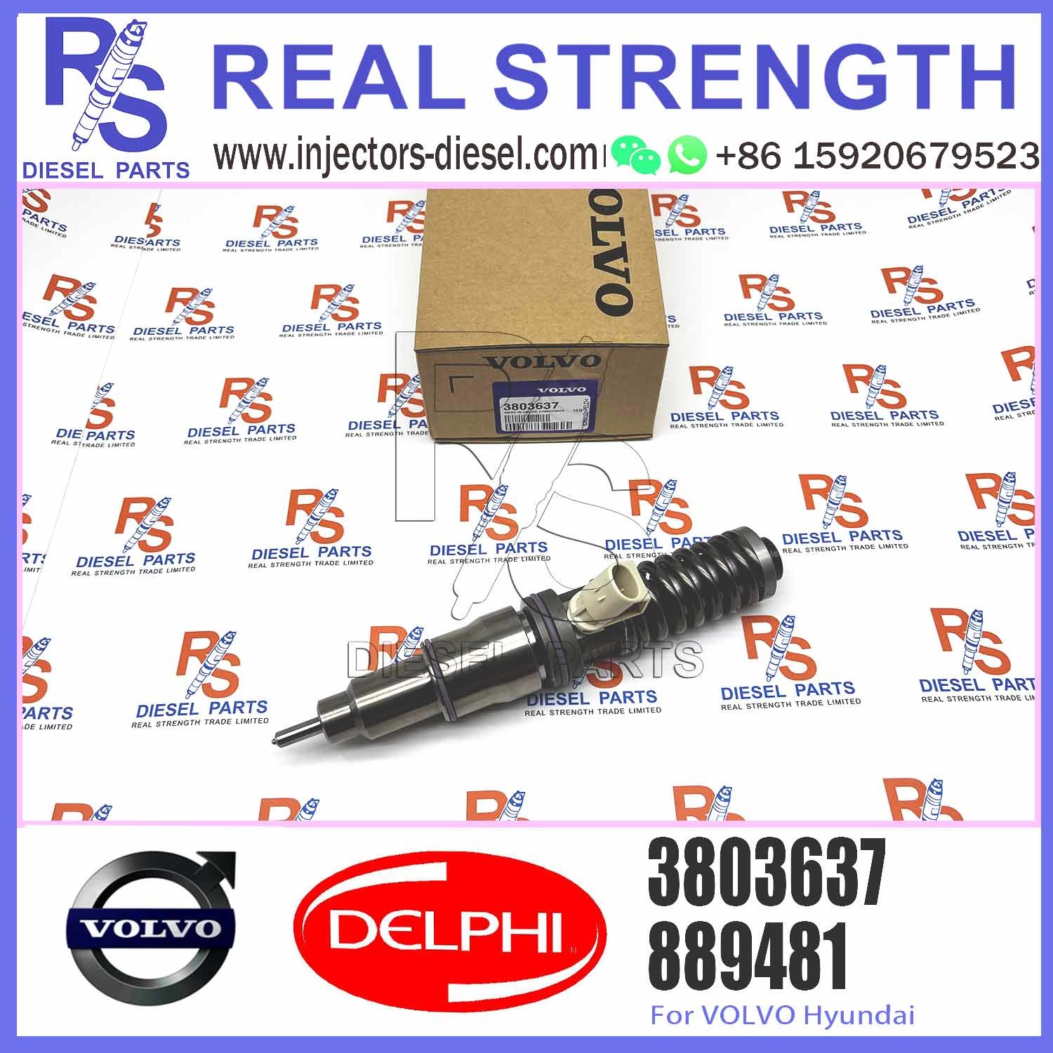 Diesel fuel injector 21371673 fuel injector 3803637 38013693 801368 2044038 21371673 for V-O-L-V EC330B DA30D DA25D EC460B