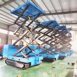 Electric Hydraulic Scissor Lift 4-18m Aerial Platform for Restaurant 320kg