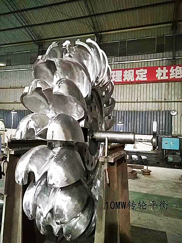 Adjustable / Fixed Blade Angle Water Power Turbine with Customized Blade Height