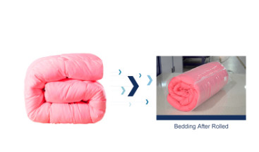 JBJ-7 Sleeping quilt bed comforter blanket sheet fast speed big capacity rolling coiling machine