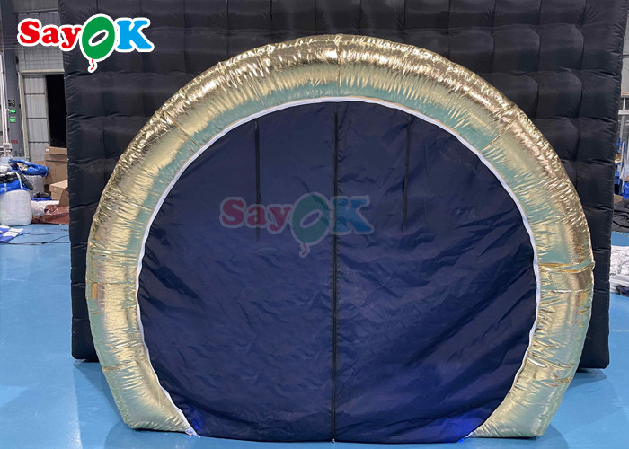 Inflatable Photo Booth Hire Anti - Water PVC Or Oxford Black Inflatable Photo Booth With Camera ROHS