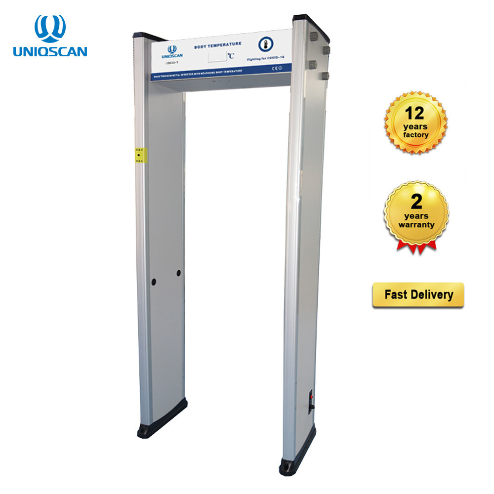 IR Sensor 6 Detecting Zones Walk Through Temperature Scanner