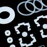 OEM White Small Rubber O Rings IATF16949 Medical Rubber Molding