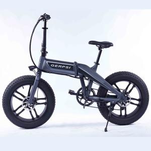 Quality 20 Inch 350W Electric Folding Fat Bike CE Certificate Waterproof In Rain wholesale