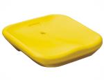 HDPE Yellow 2rows Swimming Stadium Bucket Seats Fixed By Bolts