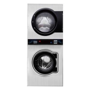 Quality Electric Heating Commercial Coin Operated Stacked Washer And Dryer Machine for Hotel wholesale