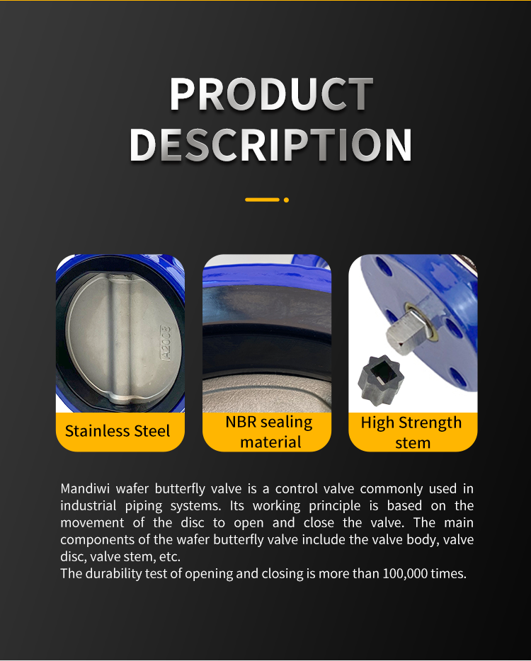 Powder Media DN80 Water Butterfly Valves With Pneumatic Actuator Sealing Performance