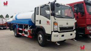 Quality Street Green Water Bowser Tanker HOWO 4x2 Water Carrier Truck wholesale