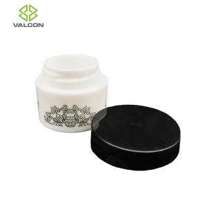 Quality Plastic Empty Cream Jars Cosmetic Packaging Screw Cap Plastic Decorated wholesale