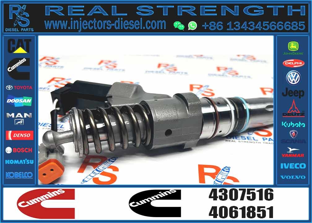 Diesel Fuel Injector Common Rail Injector 4061851 4088327 4088665 3411753 3095040 M11CUM-MINS 3080429 3411756 4061851 40