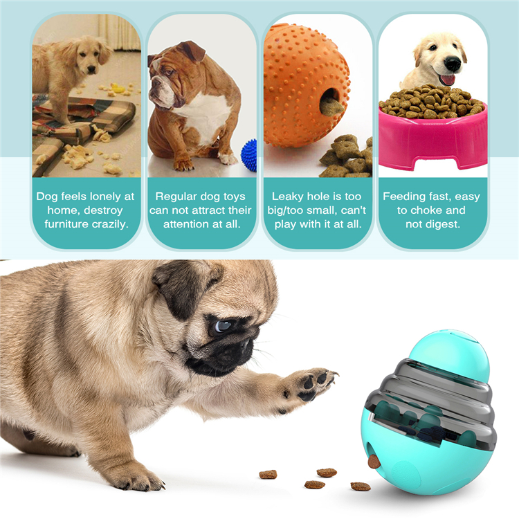 Puzzle slow food pet supplies pet dog toy swing food throwing ball new toy tumbler
