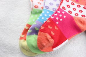Quality Custom design, color soft knitted children′s Terry Cotton Socks wholesale