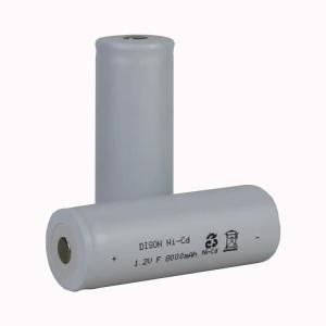 Quality -40C Low Temperature NI-Cd KRH33/91 F 1.2V 7Ah Rechargeable Battery Cells wholesale