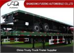 3 axle flatbed semi truck trailer for 40ft or 20ft container delivery price