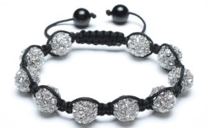 Quality Adjustable Shamballa Bracelet, Crystal Rhinestone Ball wholesale