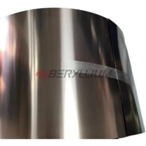 Quality BrB2 Qbe2.0 Beryllium Copper Strip Tape Thickness 0.12mmx250mm Hard Temper wholesale