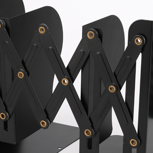 Adjustable 20 inches Desk Magazine File Organizer Holder Metal Bookends for Office Books Papers
