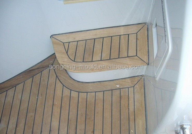 LIKEWOOD PVC Boat Floor Engineered Flooring for Synthetic Teak Decking on Luxury Yachts