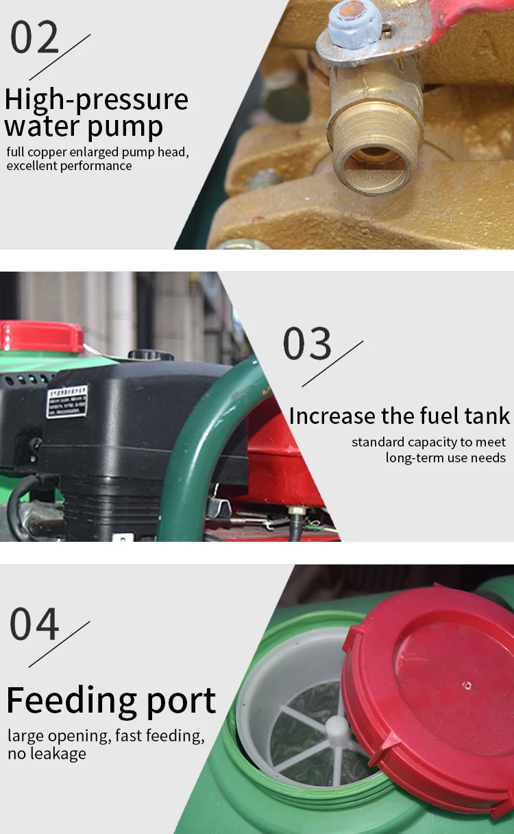 Anti Epidemic Gasoline Engine Power Sprayer High Pressure Agricultural