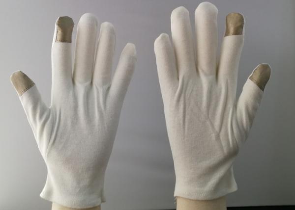 Smart Iphone Touch Screen Compatible Cotton Gloves with phone finge silver apple