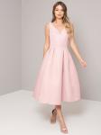 Pink Sleeveless Open Back Long Dress Woman
