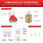 Mini Invisible CIC Ear Hearing Aids Personal Rechargeable Amplifier For Hearing
