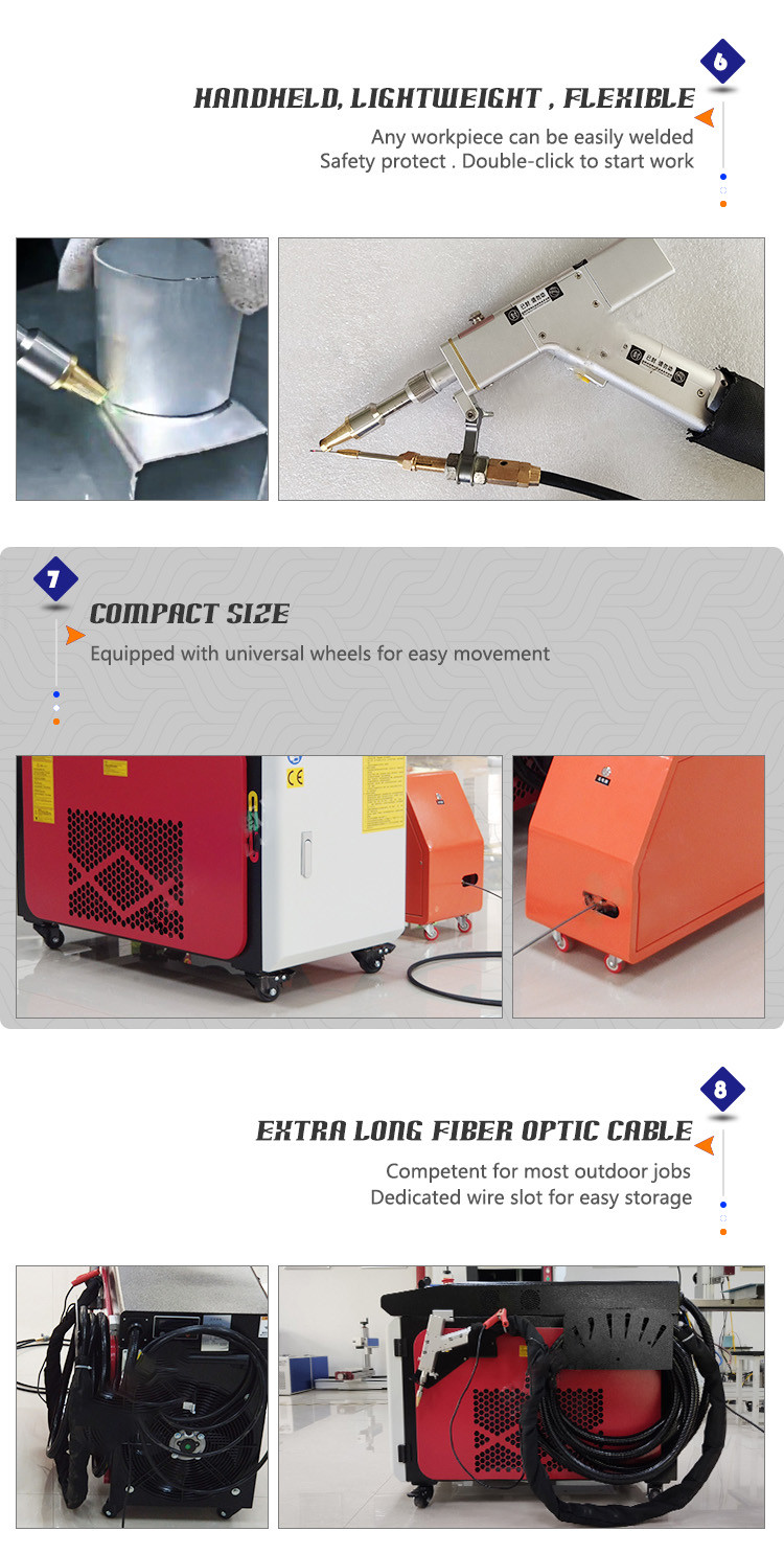 Cheap Price Handheld Laser Welding Machine 3 In 1 1500w 2000w Portable Laser Welder For Sale