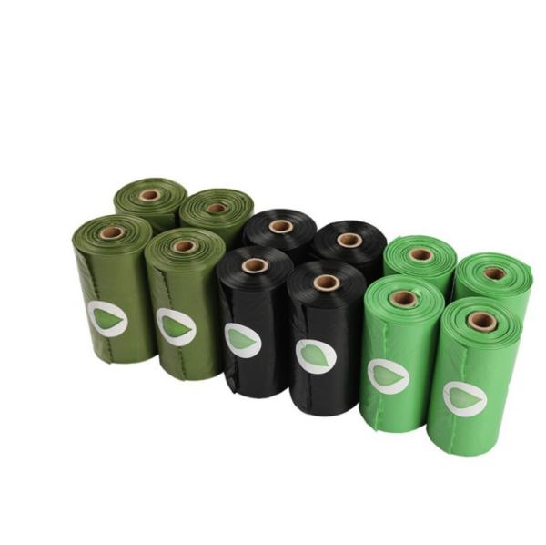 Sustainable Certified Compostable Dog Poop Bags Biodegradable Poly Bags OEM
