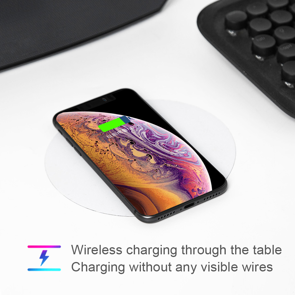 Waterproof ABS PC 20mm 32mm 19V 1A Qi Wireless Charger