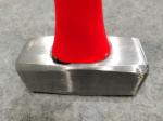 German Type Forged carbon steel Hand Stoning Club Hammer with 3 Colors Plastic