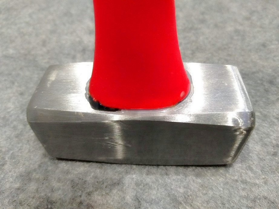 Carbon Steel Materials Hand Stoning hammer with3 colors plastic handle (XL-0070)