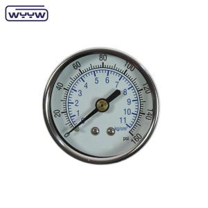 Quality Center Back 2.5&quot; Dry Stainless Steel Series Pressure Gauge wholesale