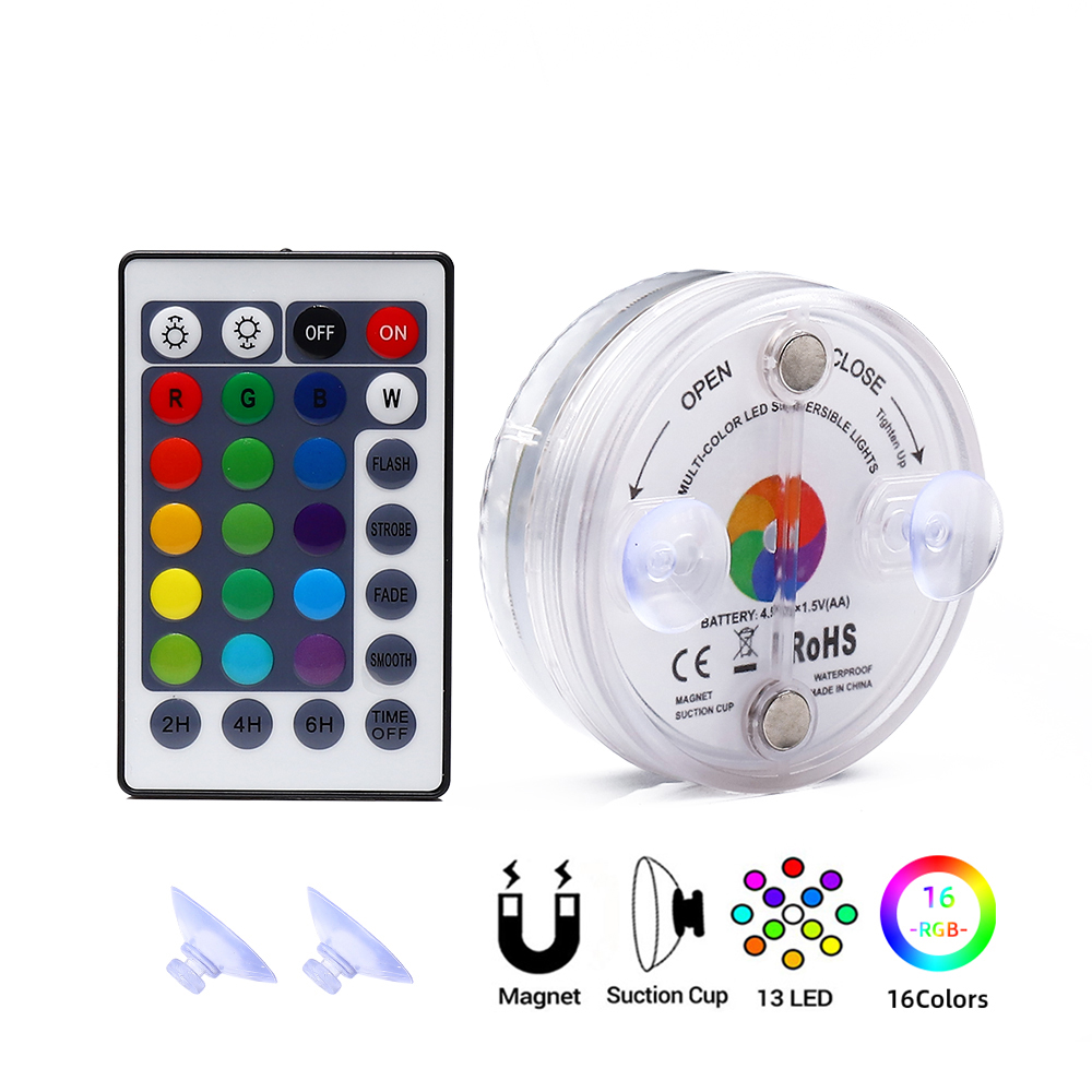 Wireless Remote Control Waterproof LED Submarine Light for Swimming Pool