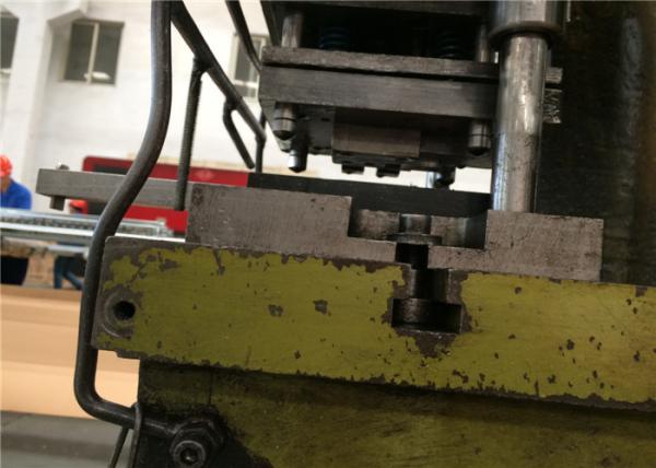 15-18m/min Door Frame Roll Forming Machine 12kw 50x30mm Section PVC Coated