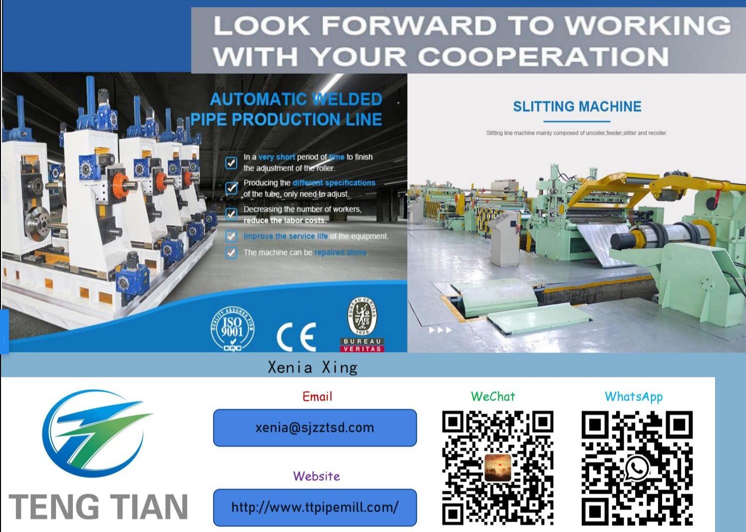 HG 60 High Frequency Welded Pipe Mill Full Line Roll Pass Design automatic