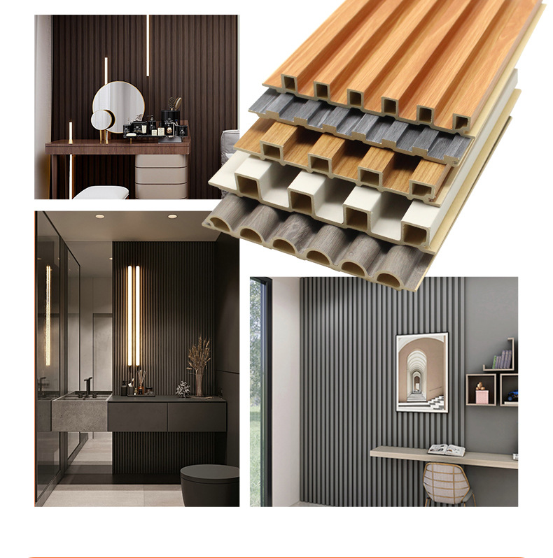 Other Wall Board PVC Wall Decor Interior Slat WPC Wall Panel with Customized Size 192*11mm